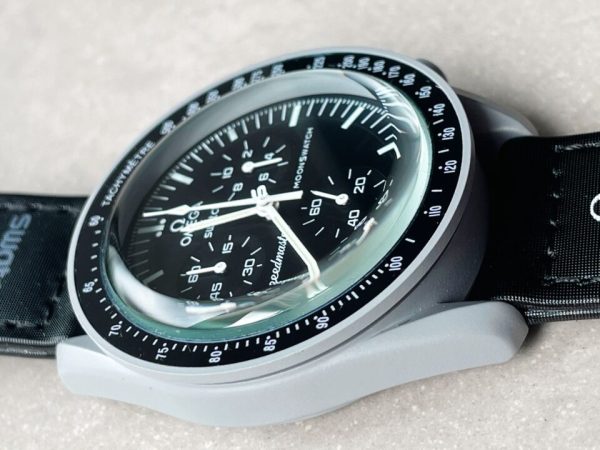 Replica Omega MoonSwatch “mission to moon” Swiss quartz movement AAA Bioceramic bezel - Image 9