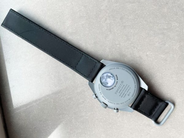 Replica Omega MoonSwatch “mission to moon” Swiss quartz movement AAA Bioceramic bezel - Image 11