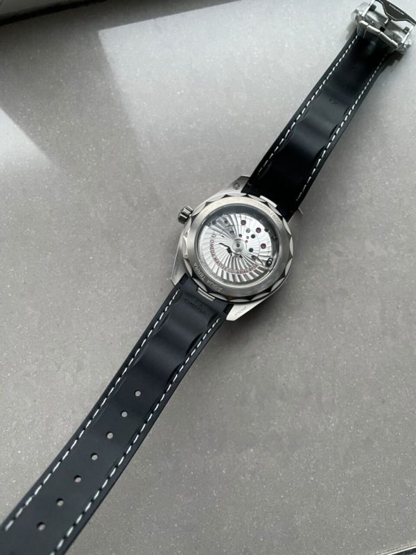 Replica Omega Aqua Terra 150M 43mm 24 Ti VSF 1:1 Best Edition Gray Dial on Black Rubber Strap A8938 - Image 9