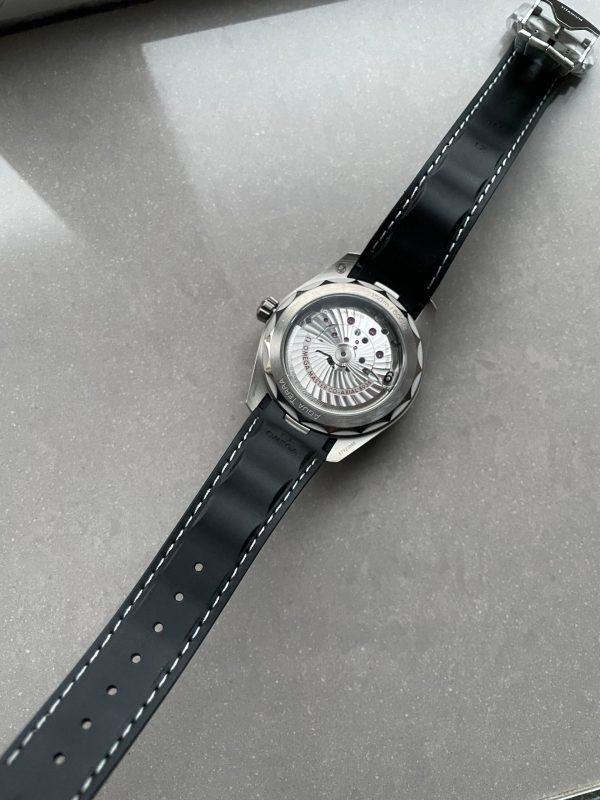 Replica Replica Omega Seamaster Aqua Terra GMT Titanium Worldtimer 43mm Ti Black Dial on Rubber Strap VSF A8938 - Image 11