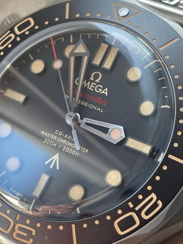 Replica Omega Seamaster 300 “No Time to Die” Limited Edition VSF 1:1 Best Edition on SS Mesh Bracelet A8806 V4 - Image 8