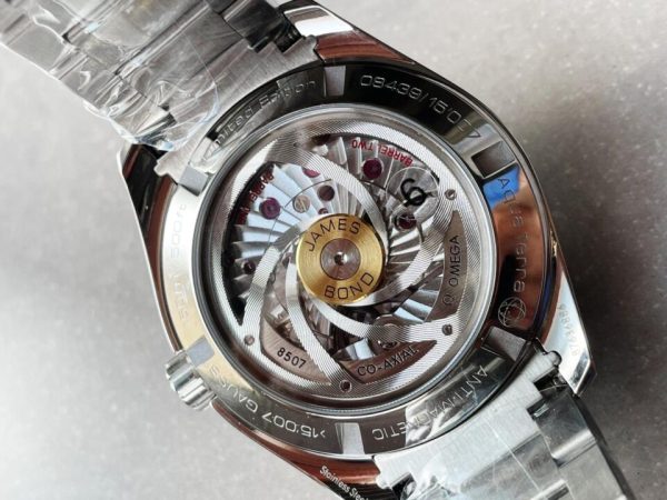 Replica Omega Aqua Terra 15007 Gauss “Spectre” VSF 1:1 Best Edition Blue Textured Dial on SS Bracelet A8507 V2 - Image 8