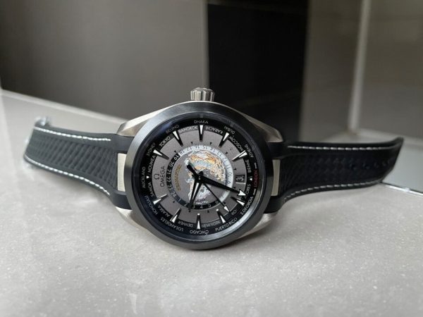 Replica Omega Aqua Terra 150M 43mm 24 Ti VSF 1:1 Best Edition Gray Dial on Black Rubber Strap A8938 - Image 5