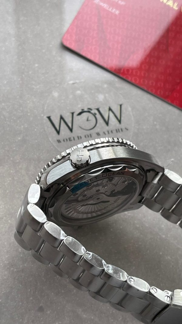Replica Omega Planet Ocean 43.5mm SS VSF 1:1 Best Edition  blue ceramic Bezel blue Dial on SS Strap A8900 - Image 6