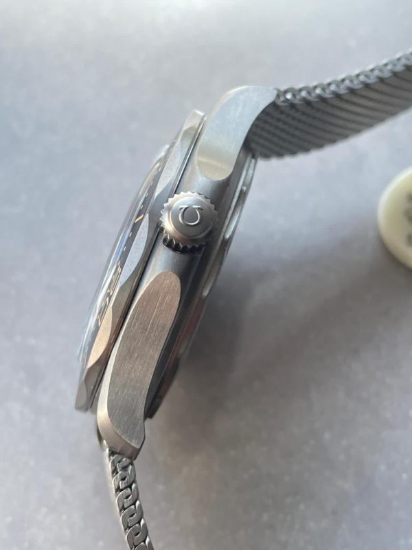 Replica Omega Seamaster 300 “No Time to Die” Limited Edition VSF 1:1 Best Edition on SS Mesh Bracelet A8806 V4 - Image 10