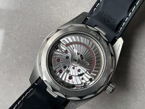Replica Omega Aqua Terra 150M 43mm 24 Ti VSF 1:1 Best Edition Gray Dial on Black Rubber Strap A8938 - Image 8