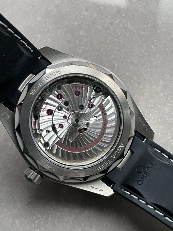 Replica Replica Omega Seamaster Aqua Terra GMT Titanium Worldtimer 43mm Ti Black Dial on Rubber Strap VSF A8938 - Image 9