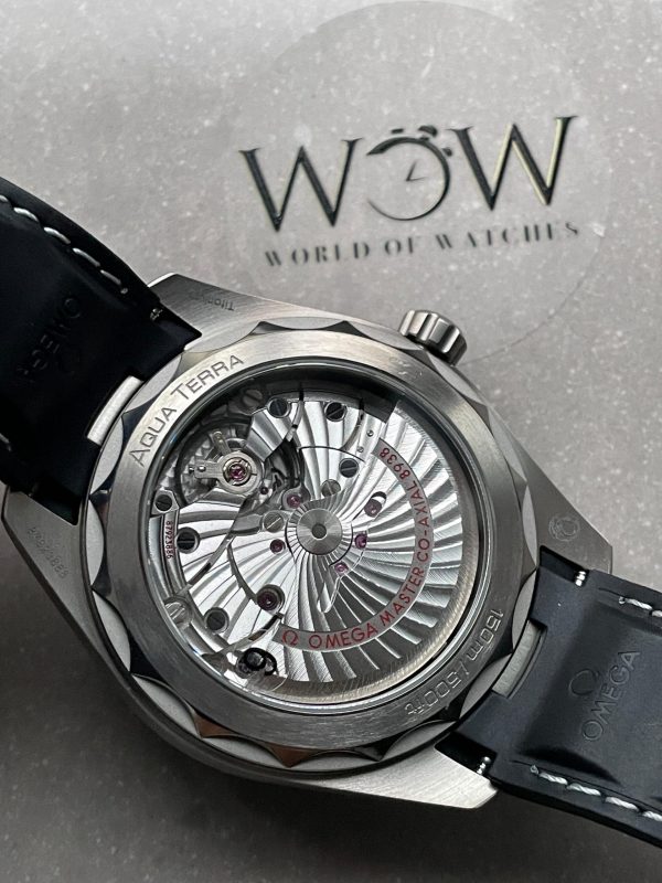 Replica Replica Omega Seamaster Aqua Terra GMT Titanium Worldtimer 43mm Ti Black Dial on Rubber Strap VSF A8938 - Image 10