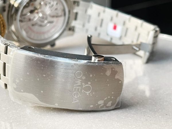Replica Omega Seamaster 300M Chrono SS OMF 1:1 Best Edition Grey Dial on SS Bracelet A9900 - Image 13