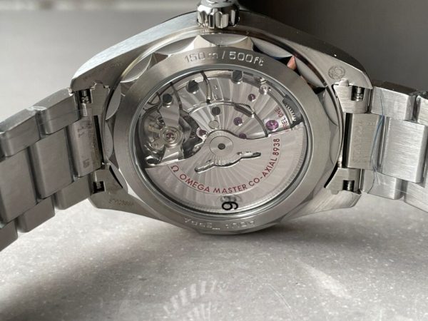 Replica Omega Seamaster Aqua Terra Worldtimer VSF 1:1 Best Edition Green Dial on SS Bracelet A8938 - Image 7