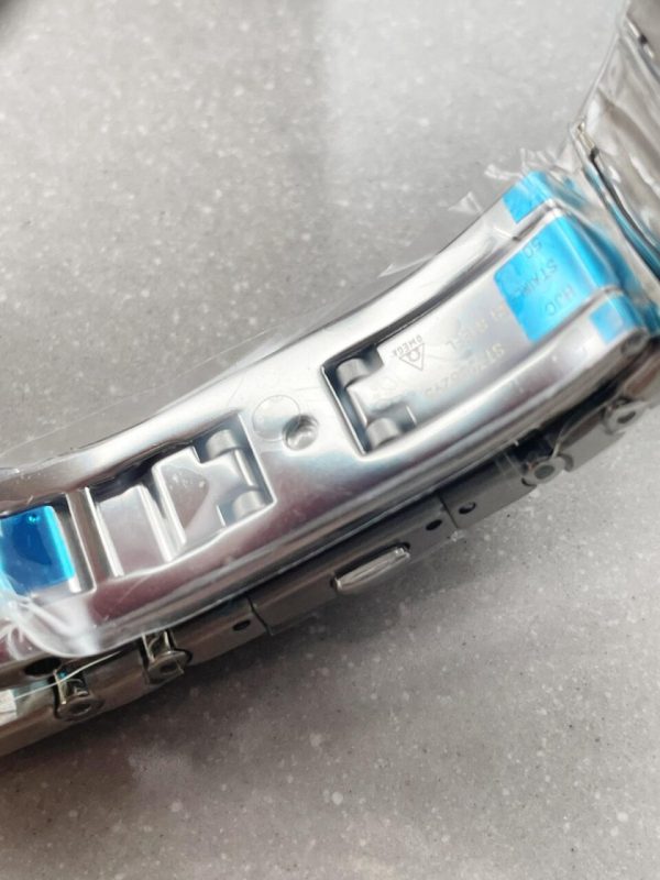 Replica Omega Constellation Co?Axial Master 29 mm Silver dial White dial on Diamond bezel - Image 9