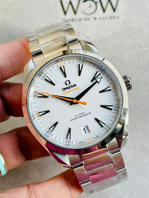 Replica Omega Aqua Terra 150M Master Chronometers VSF 1:1 Best Edition White Dial on SS Bracelet A8900 - Image 6