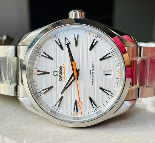 Replica Omega Aqua Terra 150M Master Chronometers VSF 1:1 Best Edition White Dial on SS Bracelet A8900 - Image 8