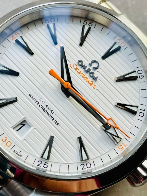 Replica Omega Aqua Terra 150M Master Chronometers VSF 1:1 Best Edition White Dial on SS Bracelet A8900 - Image 3
