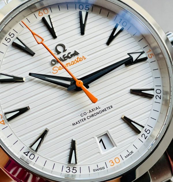 Replica Omega Aqua Terra 150M Master Chronometers VSF 1:1 Best Edition White Dial on SS Bracelet A8900 - Image 4
