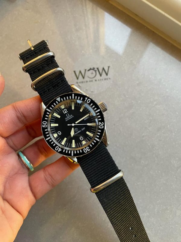 Replica Omega Vintage Seamaster 300 Military Date Automatic Mens Watch