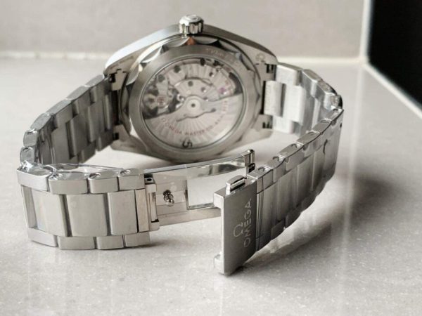 Replica Omega Seamaster Aqua Terra Worldtimer VSF 1:1 Best Edition Blue Dial on SS Bracelet A8938 - Image 6