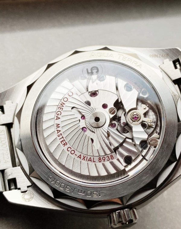 Replica Omega Seamaster Aqua Terra Worldtimer VSF 1:1 Best Edition Blue Dial on SS Bracelet A8938 - Image 7