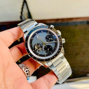Replica Omega Speedmaster 50th Anniversary of APOLLO 11 The Moon Landing OMF Best Edition on SS Bracelet Manual Winding Chrono Movement