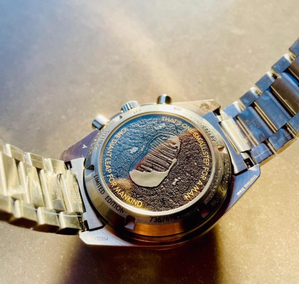 Replica Omega Speedmaster 50th Anniversary of APOLLO 11 The Moon Landing OMF Best Edition on SS Bracelet Manual Winding Chrono Movement - Image 5