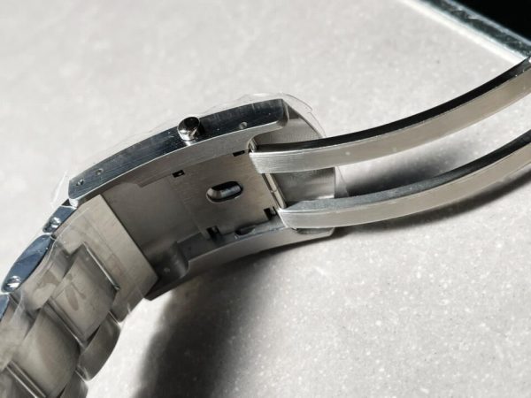 Replica Omega Speedmaster MoonWatch SS Sapphire Crystal Black Dial on SS Bracelet Manual Winding Chrono Movement - Image 9