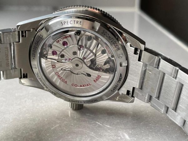 Replica Omega Seamaster 300 “Spectre” Limited Edition VSF 1:1 Best Edition on SS Bracelet A8400 Super Clone V2 - Image 9