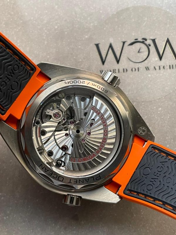 Replica Omega Seamaster Planet Ocean 600m Master Chronometer TI Grey Dial on Rubber Strap VSF A8900 - Image 10