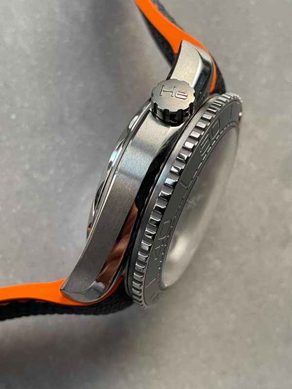 Replica Omega Seamaster Planet Ocean 600m Master Chronometer TI Grey Dial on Rubber Strap VSF A8900 - Image 12