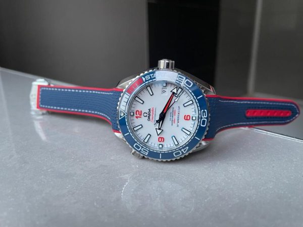 Replica Omega Seamaster Planet Ocean 600M 36TH America’s Cup Auckland 2021 43.5mm VSF SS White Dial Swiss 8900 - Image 11