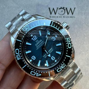 Replica Omega Seamaster ULTRA DEEP 6000M SS VSF 1:1 Best Edition Summer Blue Dial on SS Bracelet A8912