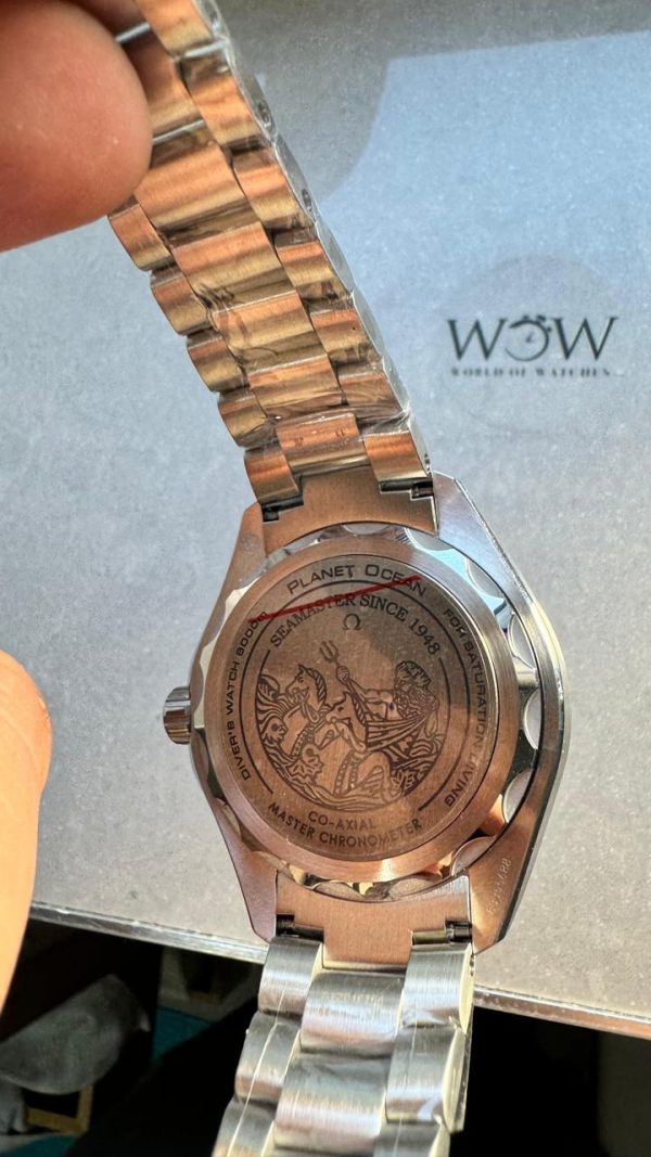 Replica Omega Seamaster ULTRA DEEP 6000M SS VSF 1:1 Best Edition Summer Blue Dial on SS Bracelet A8912 - Image 13