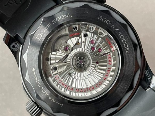 VSF Replica Omega Seamaster Diver Ghost 300m CER Black Dial Black Dots on Rubber Strap Asia 8806 - Image 13