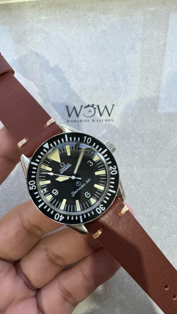 Replica Omega Vintage Seamaster 300 Military Date Automatic Mens Watch