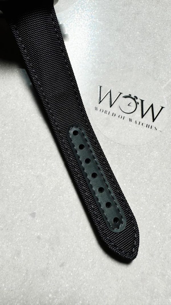 Replica Omega Speedmaster “Dark Side of The Moon” Real Ceramic OMF 1:1 Best Edition Black Black on Nylon Strap A9300 V2 - Image 11