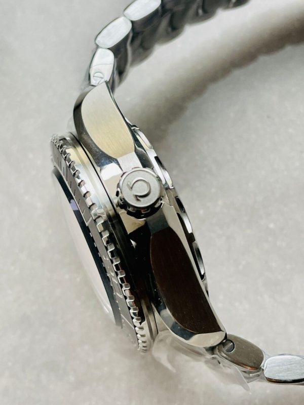 Replica Omega Seamaster 6000M Ultra Deep SS SBF VF 1:1 Best Edition Deep Blue Dial on SS Bracelet A8912 SCG - Image 9