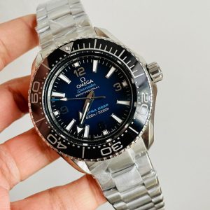Replica Omega Seamaster 6000M Ultra Deep SS SBF VF 1:1 Best Edition Deep Blue Dial on SS Bracelet A8912 SCG