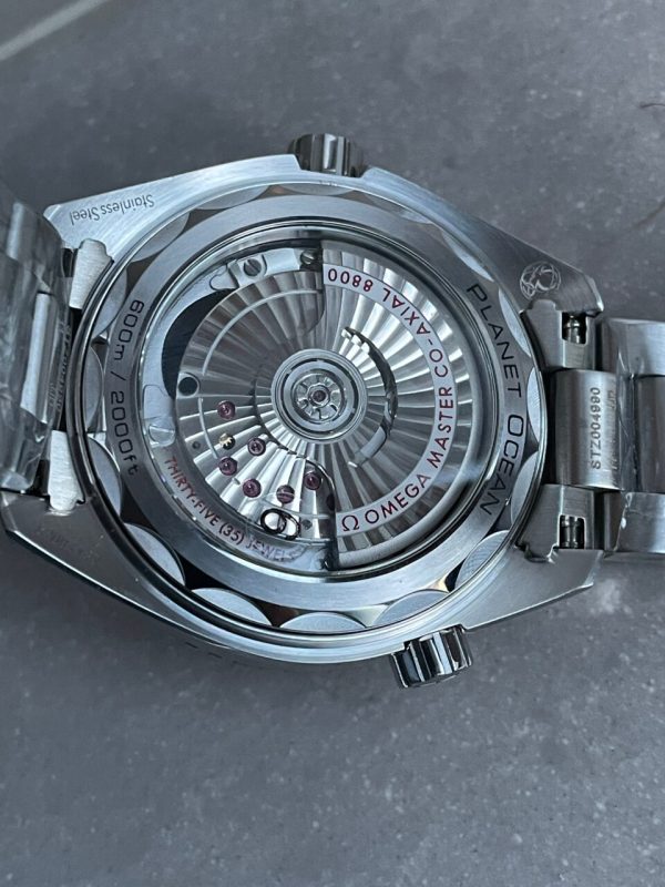 Replica Omega Planet Ocean Sea master 39.5mm White Real Ceramic VSF 1:1 Best Edition on SS strap A8906 - Image 14