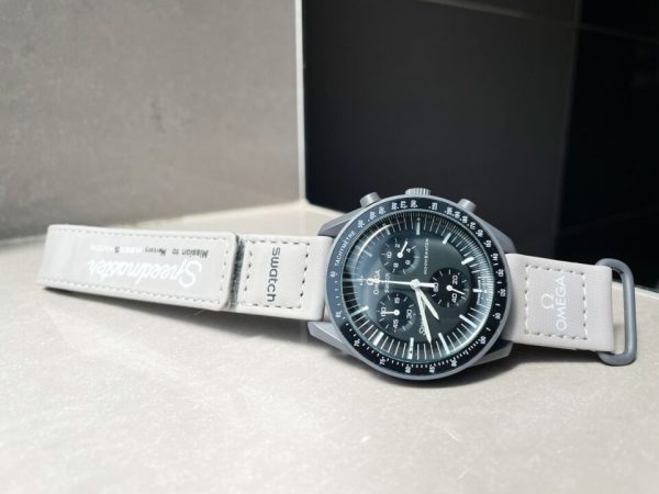 Replica Omega MoonSwatch "mission to mercury" Swiss quartz movement AAA Bioceramic bezel - Image 7