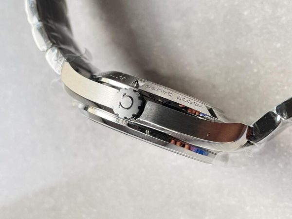 Replica Omega Aqua Terra 15007 Gauss “Spectre” VSF 1:1 Best Edition Blue Textured Dial on SS Bracelet A8507 V2 - Image 7