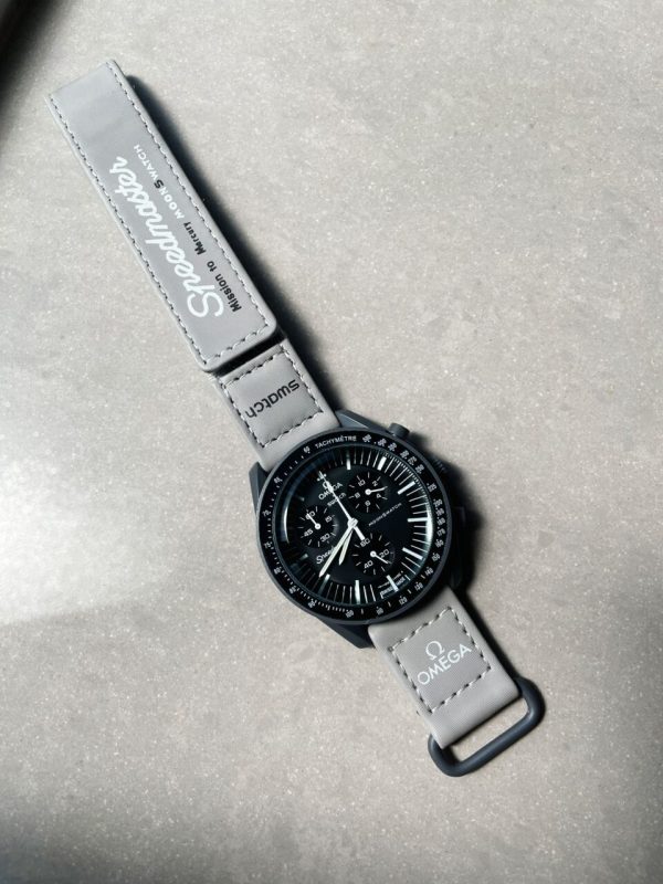 Replica Omega MoonSwatch "mission to mercury" Swiss quartz movement AAA Bioceramic bezel - Image 4