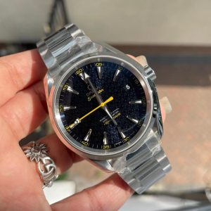 Replica Omega Aqua Terra 15007 Gauss “Spectre” VSF 1:1 Best Edition Blue Textured Dial on SS Bracelet A8507 V2