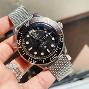 Replica Omega Seamaster 300 “No Time to Die” Limited Edition VSF 1:1 Best Edition on SS Mesh Bracelet A8806 V4
